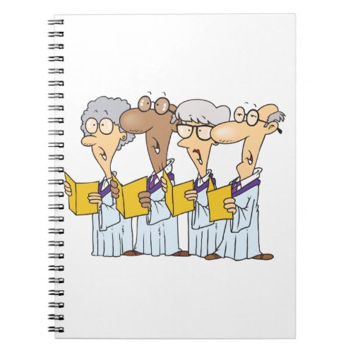 Church Choir Singing Notebook