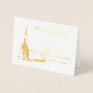 Church Christmas Card (Foil)