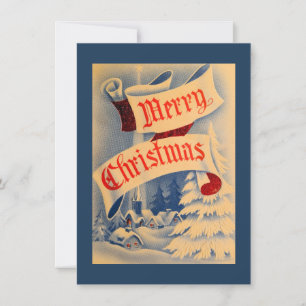 Church Christmas Vintage Greeting Card