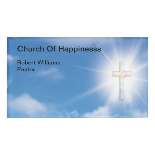 Church Clergy Pastor Theme Name Tags