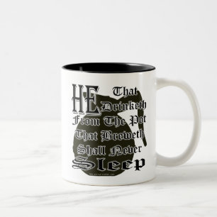 CHURCH COFFEE JOKE Two-Tone COFFEE MUG