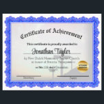 Church Cross Certificate of Achievement<br><div class="desc">This is a certificate of achievement.  Generally,  for a church,  but can be used for other things also.</div>