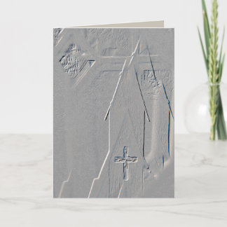 Church Cross Steeple Faith Christian Note Care Card