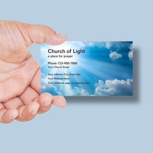 Church Divine Light Business Cards