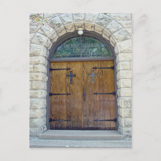 Church Doorway Postcard (Front)