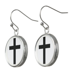 Church earrings (Christian cross)