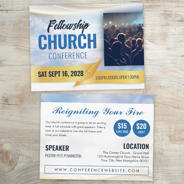 Church Event Conference Postcard (Creator Uploaded)