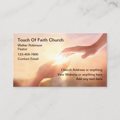 Church Faith Prayer Business Cards