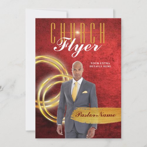 church flyer design template