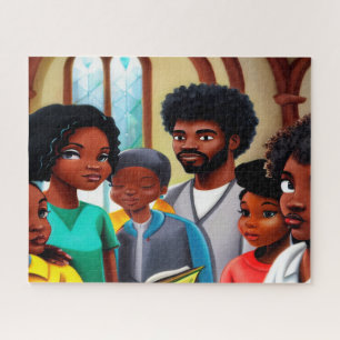 Church Folks Christian Art Puzzle