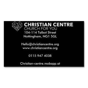 Church for You Business Card Magnet
