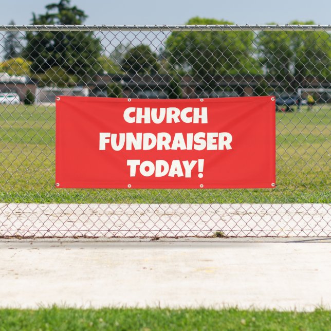 Church Fundraiser Today Banner (Insitu)