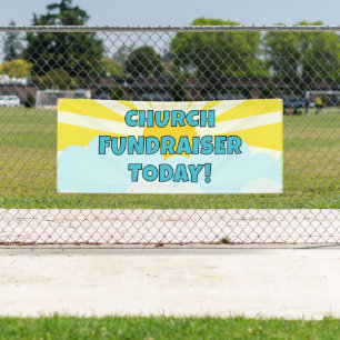 Church Fundraiser Today Banner