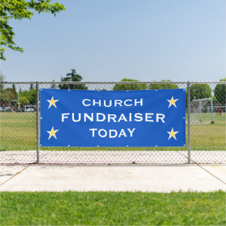 Church Fundraiser Today Banner
