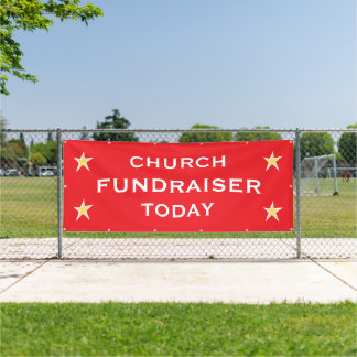 Church Fundraiser Today Banner