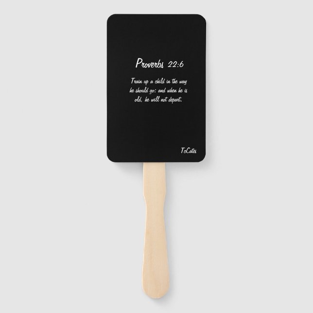 Church Funs Hand Fan (Back)