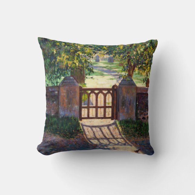 Church Gate 2012 Throw Pillow (Front)