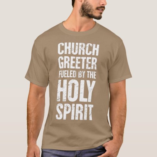 Church Greeter Christian Church Greeter  T_Shirt