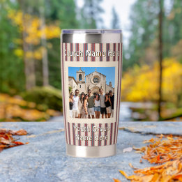 Church Group Youth Pastor Photo Appreciation Insulated Tumbler