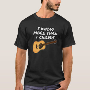 Church Guitarist I Know More Than 4 Chords Worship T-Shirt