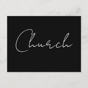 Church Holiday Postcard