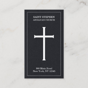 Church Holy Cross Business Card Template