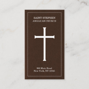 Church Holy Cross Business Card Template