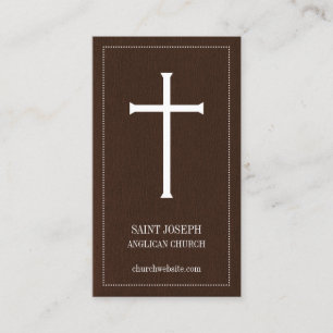 Church Holy Cross Business Card Template