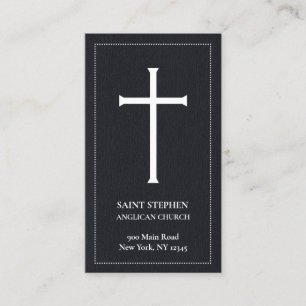 Church Holy Cross Business Card Template