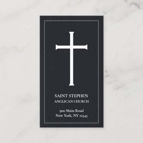 Church Cross Business Cards