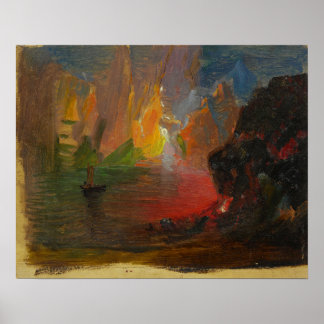 Church - Iceberg Fantasy About 1859 Poster