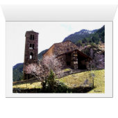 Church  in Andorra Cards (Inside Horizontal (Bottom))