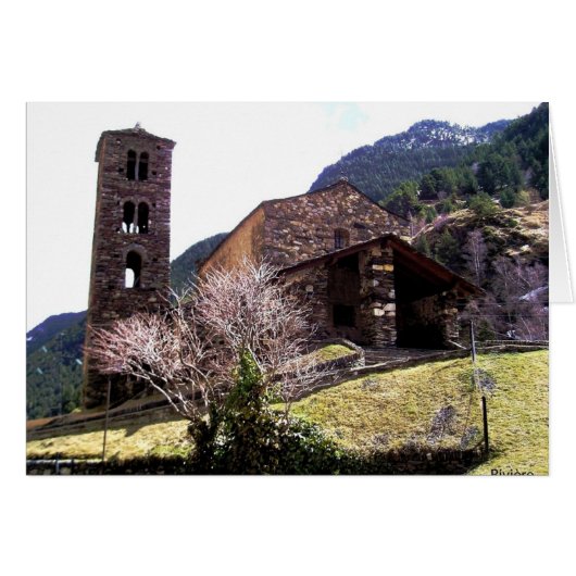 Church  in Andorra Cards (Front Horizontal)