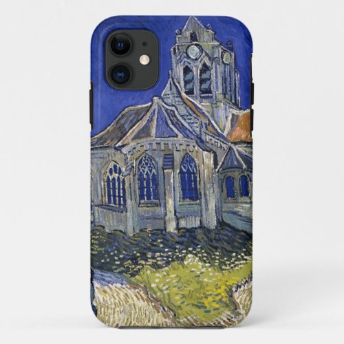 Church in Auvers by Van Gogh Painting Art iPhone 11 Case