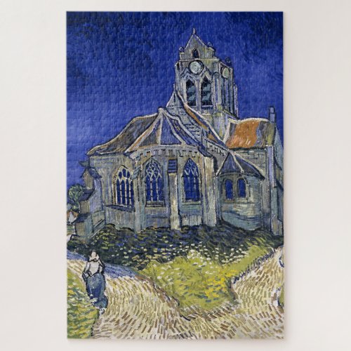 Church in Auvers by Van Gogh Painting Art Jigsaw Puzzle