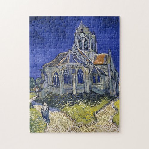 Church in Auvers by Van Gogh Painting Art Jigsaw Puzzle