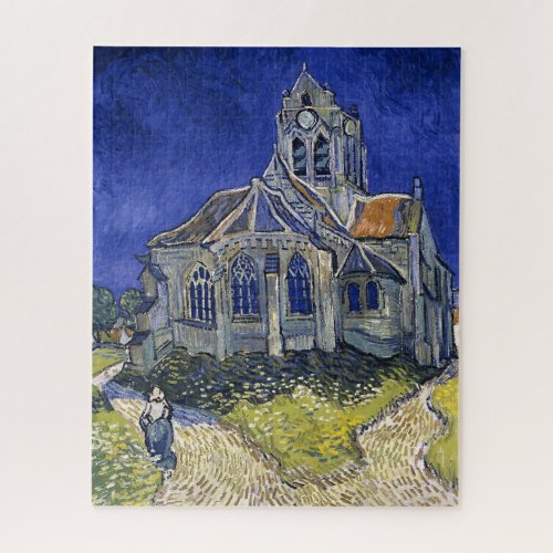 Church in Auvers by Van Gogh Painting Art Jigsaw Puzzle