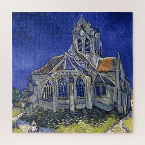 Church in Auvers by Van Gogh Painting Art Jigsaw Puzzle