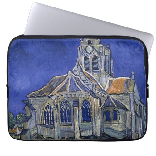 Church in Auvers by Van Gogh Painting Art  Laptop Sleeve