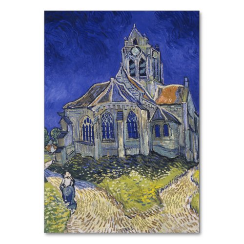 Church in Auvers_sur_Oise by Vincent Van Gogh Table Number