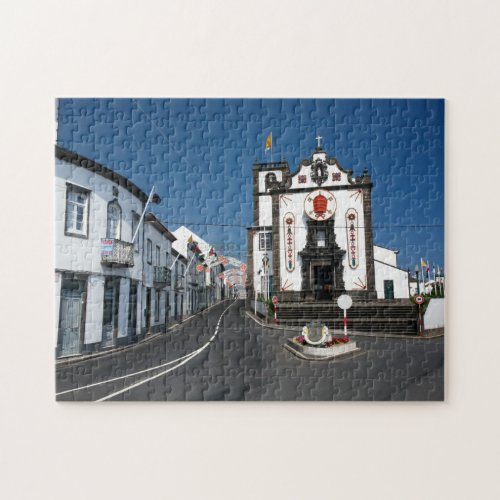 Church in Azores islands Jigsaw Puzzle