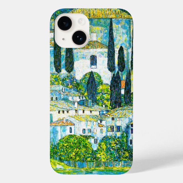 Church in Cassone Gustav Klimt Case-Mate iPhone Case (Back)