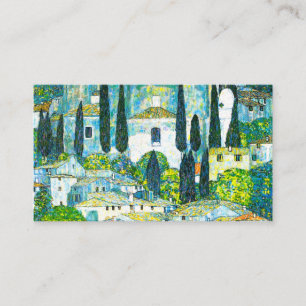 Church in Cassone Gustav Klimt Enclosure Card