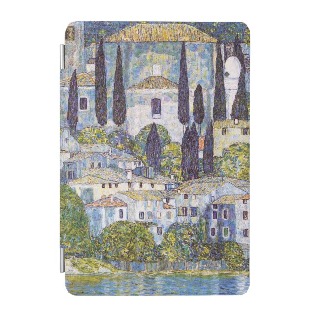 Church in Cassone, Gustav Klimt iPad Mini Cover (Front)
