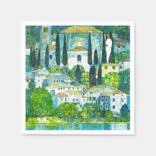 Church in Cassone Gustav Klimt Napkins