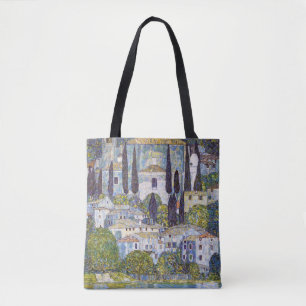 Church in Cassone, Gustav Klimt Tote Bag