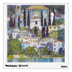 Church in Cassone, Gustav Klimt Wall Decal
