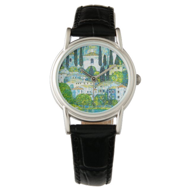 Church in Cassone Gustav Klimt Watch (Front)