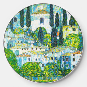 Church in Cassone Gustav Klimt Wireless Charger