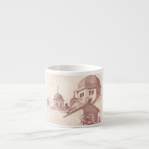 Church in Eastern Europe Espresso Cup